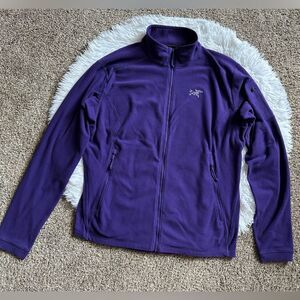 Arc’terex Delta LT Jacket Purple Full Front Zip Womens Size XL